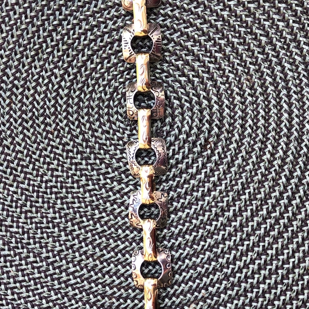 Silver artist bracelet, unique design